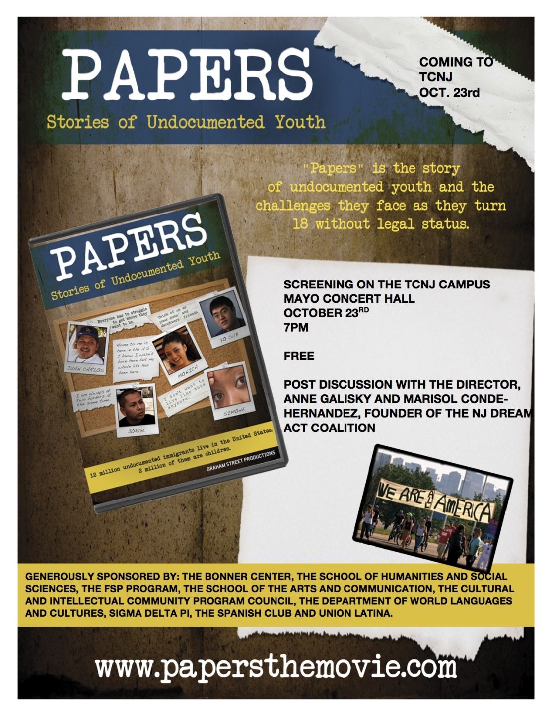 Screening Of Papers Stories Of Undocumented Youth School Of Screening Of Papers Stories Of Undocumented Youth School Of