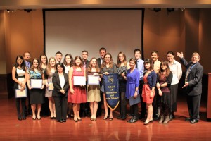 group of student award winners