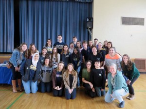 22 members of the TCNJ Spanish Club and the Spanish Honor Society, Sigma Delta Pi, as well as four TCNJ Spanish professors