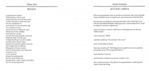 A excerpt of poems.