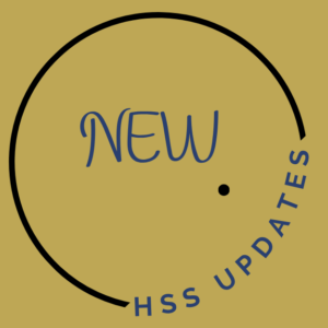 Gold graphic - New from HSS Updates