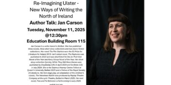 Re-Imagining Ulster- New Ways of Writing the North of Ireland – 11/11/25